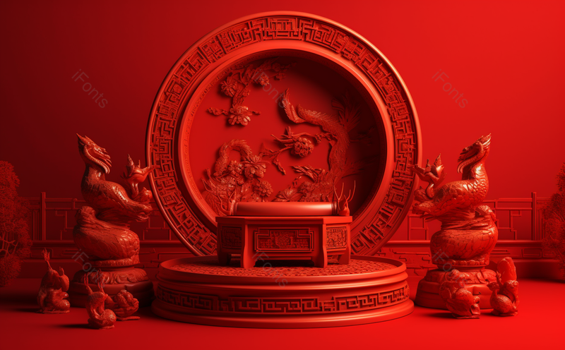 中国红龙纹写实高清素材图,插画/手绘图,插画/手绘图库,插画/手绘图下载,插画/手绘